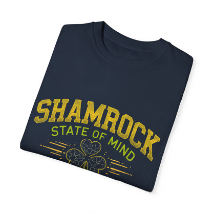 Comfort Colors 1717 Unisex Garment-Dyed T-shirt - Shamrock State of Mind St. Patrick’s Day Design