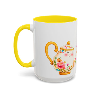 You're My Perfect Blend - Floral Accent Ceramic Mug (11oz, 15oz)