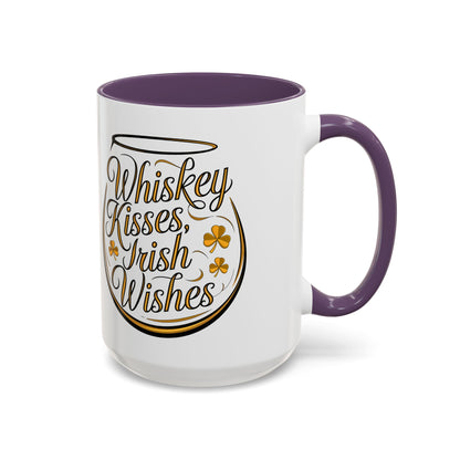 Whiskey Kisses, Irish Wishes – St. Patrick’s Day Mug (11oz, 15oz)