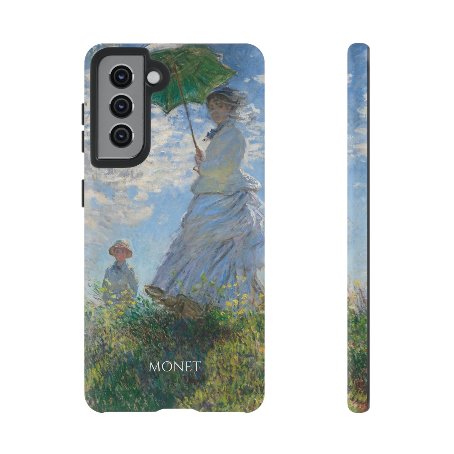 Tough Phone Case for iPhone, Samsung and Google Pixel - Monet, Woman with a Parasol - Madame Monet and Her Son (1875)
