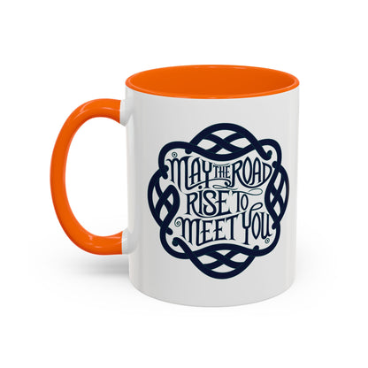 May the Road Rise to Meet You - Celtic Knot Design Mug (11oz, 15oz)