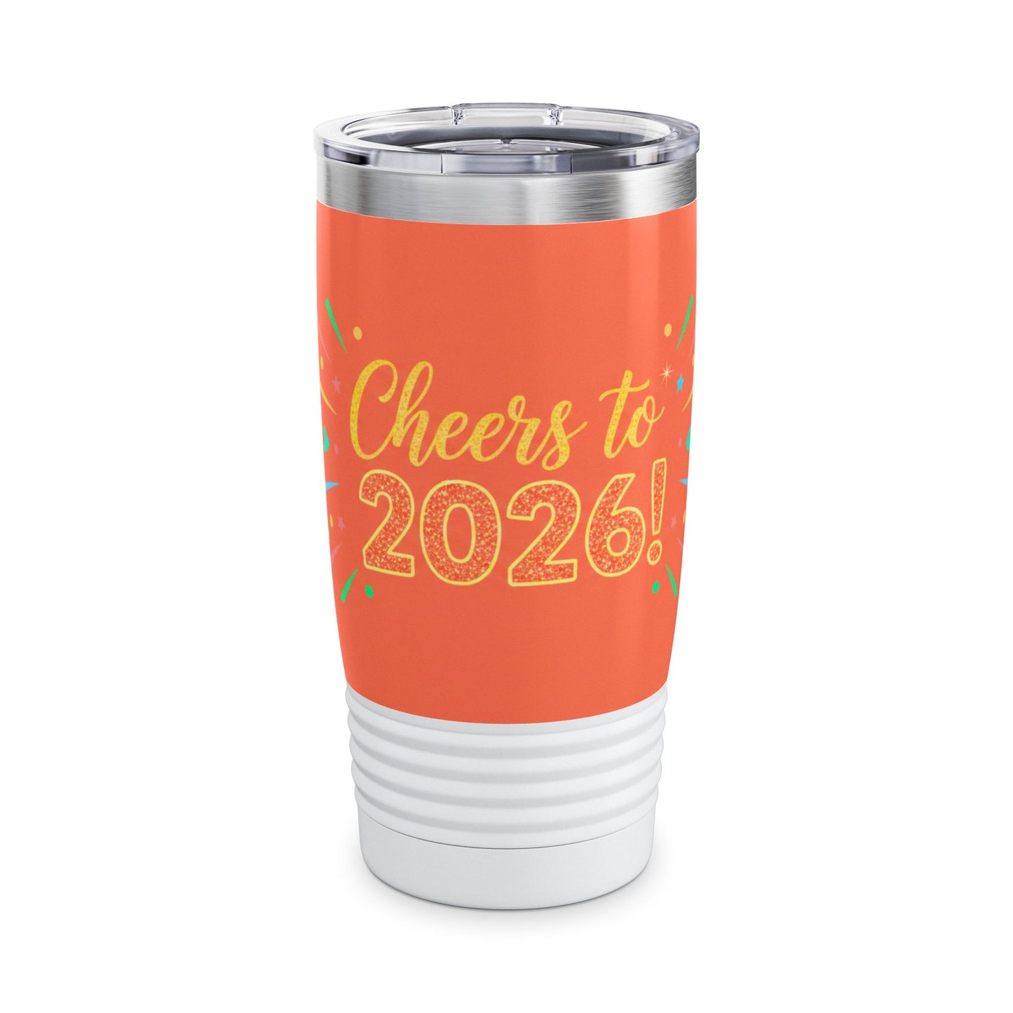 Cheers to 2026! Festive New Year Stainless Steel Tumbler
