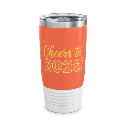 Cheers to 2026! Festive New Year Stainless Steel Tumbler