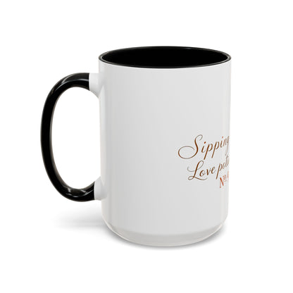 Sipping Love Potion No. 9 - Elegant Valentine Mug (11oz, 15oz)