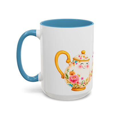 You're My Perfect Blend - Floral Accent Ceramic Mug (11oz, 15oz)