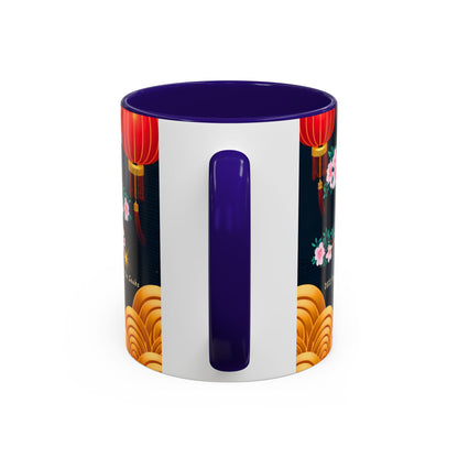 2025 Year of the Snake Chinese New Year Colorful Mug, 11oz (v4)