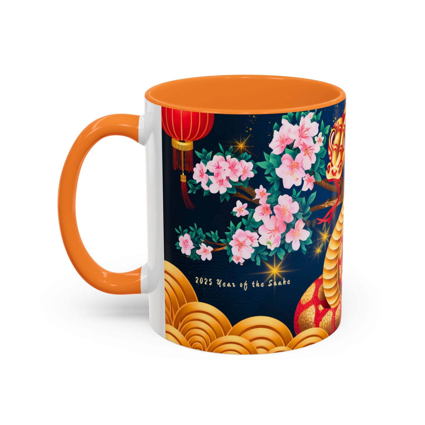 2025 Year of the Snake Chinese New Year Colorful Mug, 11oz (v4)