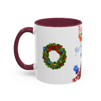 Merry Wishes Snowman Mug