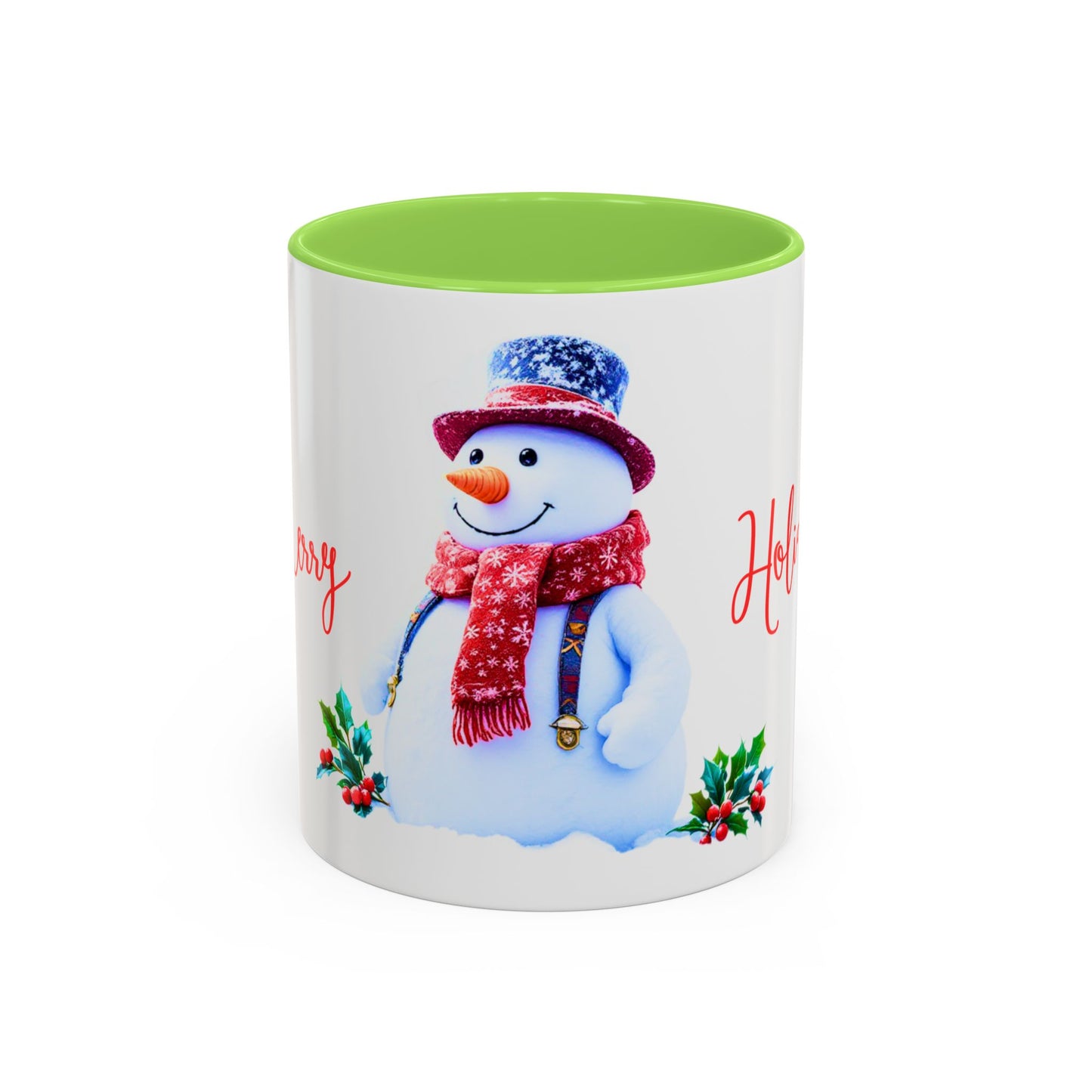 Merry Holidays Snowman Mug (v2)
