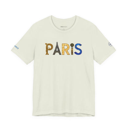 Paris Typography T-Shirt