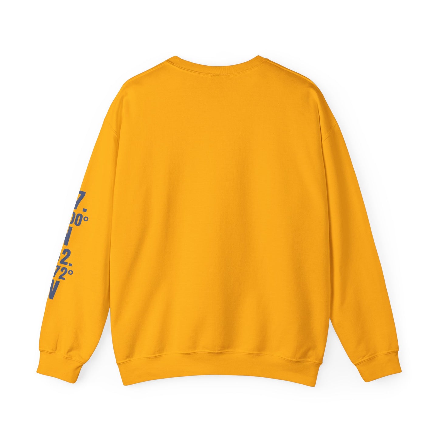 Yellow sweatshirt on a white background
