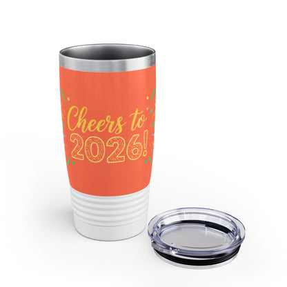 Cheers to 2026! Festive New Year Stainless Steel Tumbler