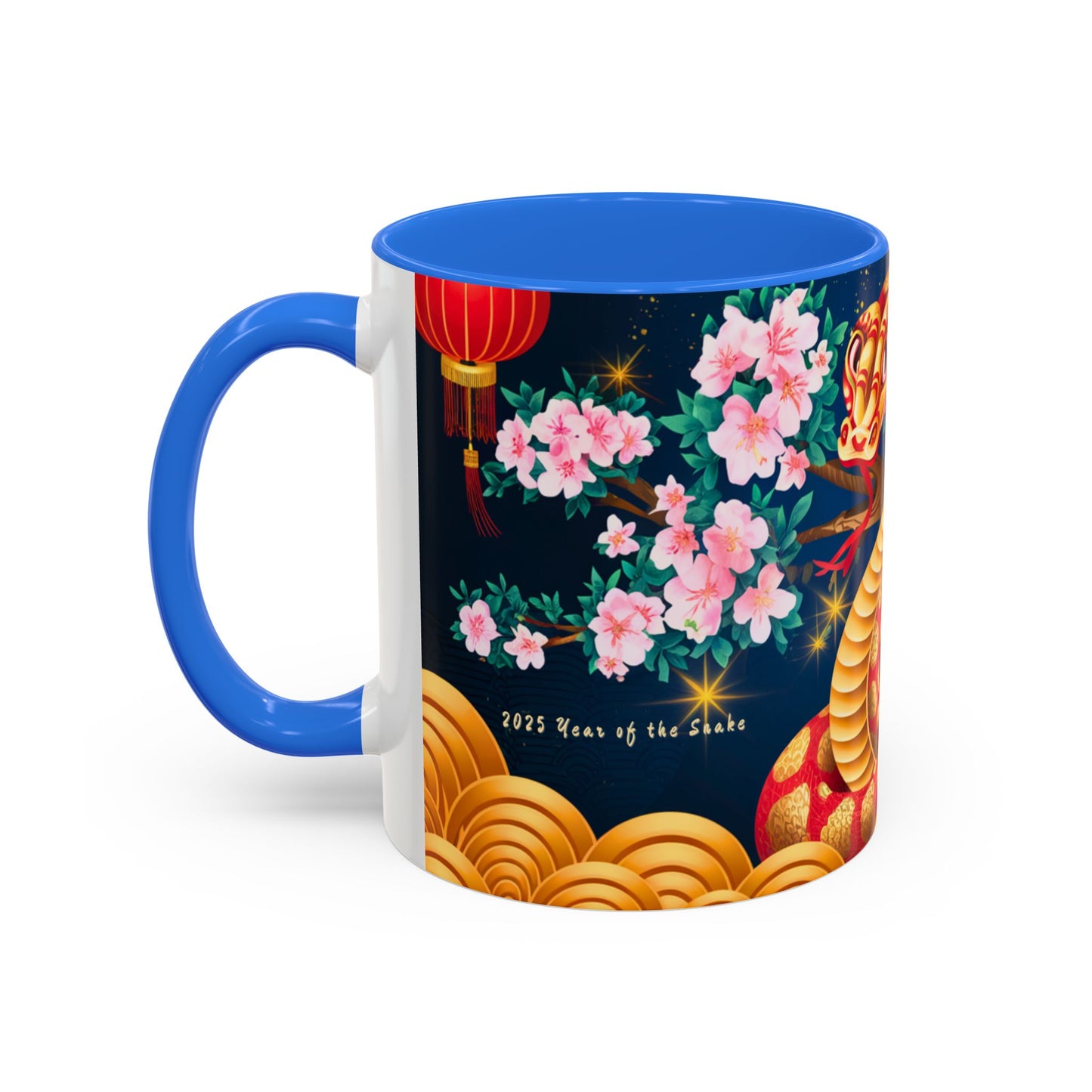 2025 Year of the Snake Chinese New Year Colorful Mug, 11oz (v4)