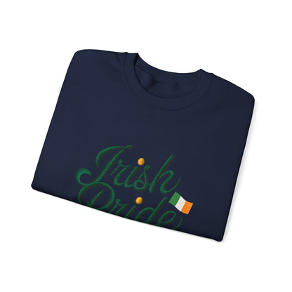 Gildan 18000 Unisex Heavy Blend™ Crewneck Sweatshirt - Irish Pride St. Patrick’s Day Design