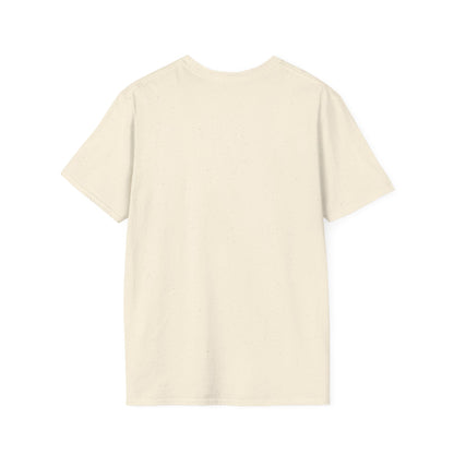 Beige t-shirt on a white background
