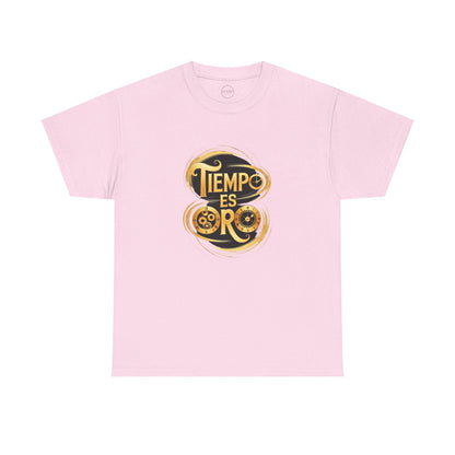 Gildan · 5000 Unisex Tee - Tiempo Es Oro – Stylish Motivational Design