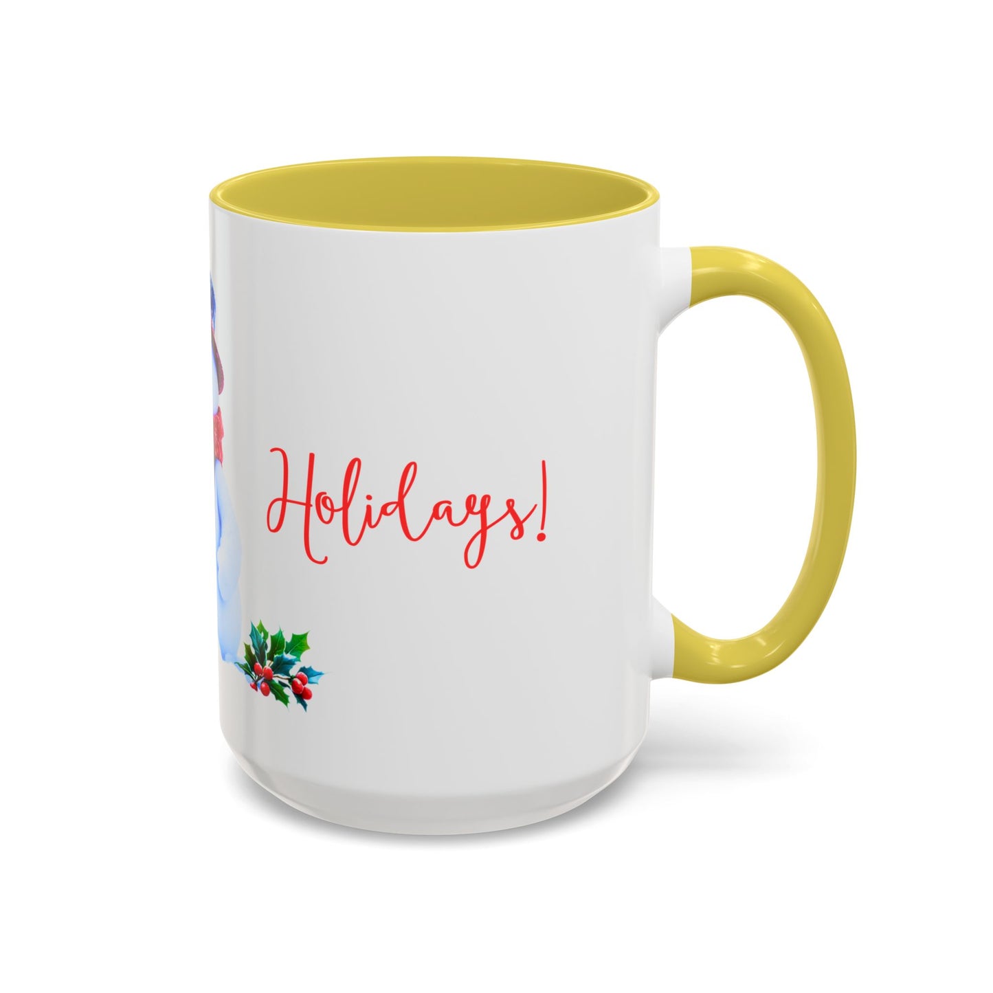 Merry Holidays Snowman Mug (v2)