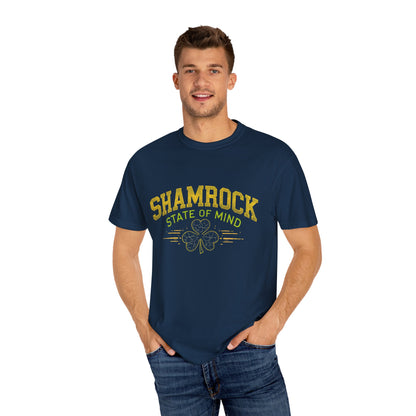 Comfort Colors 1717 Unisex Garment-Dyed T-shirt - Shamrock State of Mind St. Patrick’s Day Design