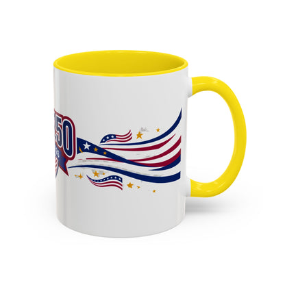 USA250 1776–2026 Patriotic Accent Mug