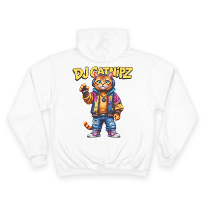 DJ CatNipZ Unisex Hoodie | Felinez Series | Champion S700 Hoodie Customized by DABPdesigns