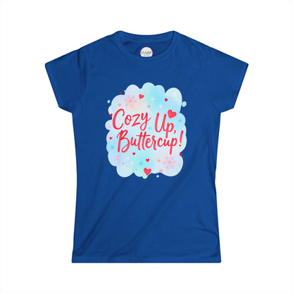 T-shirt doux pour femme Cozy Up Buttercup