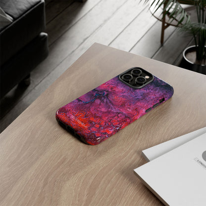 Tough Phone Cases for iPhone, Samsung and Google Pixel - DABPdesigns Acrylic Abstract Design (v1)