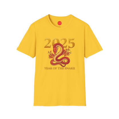 Gildan 64000 Unisex Softstyle Short-sleeve Tee | 2025 Year of the Snake Chinese New Year Design
