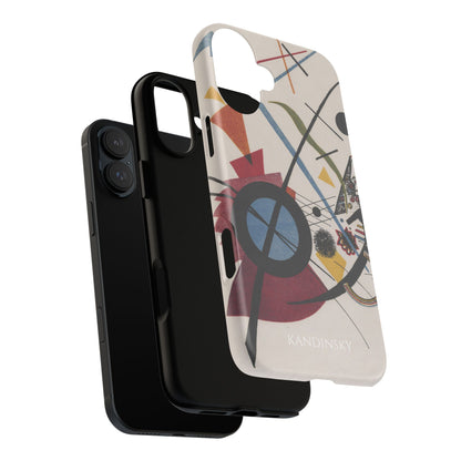 Tough Phone Case for iPhone, Samsung and Google Pixel - Kandinsky, Violett (1923)