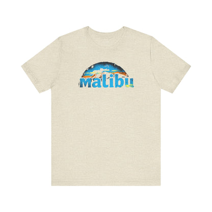 Bella+Canvas · 3001 Unisex Jersey Short Sleeve Tee - Malibu Coastal Vibes (v3)