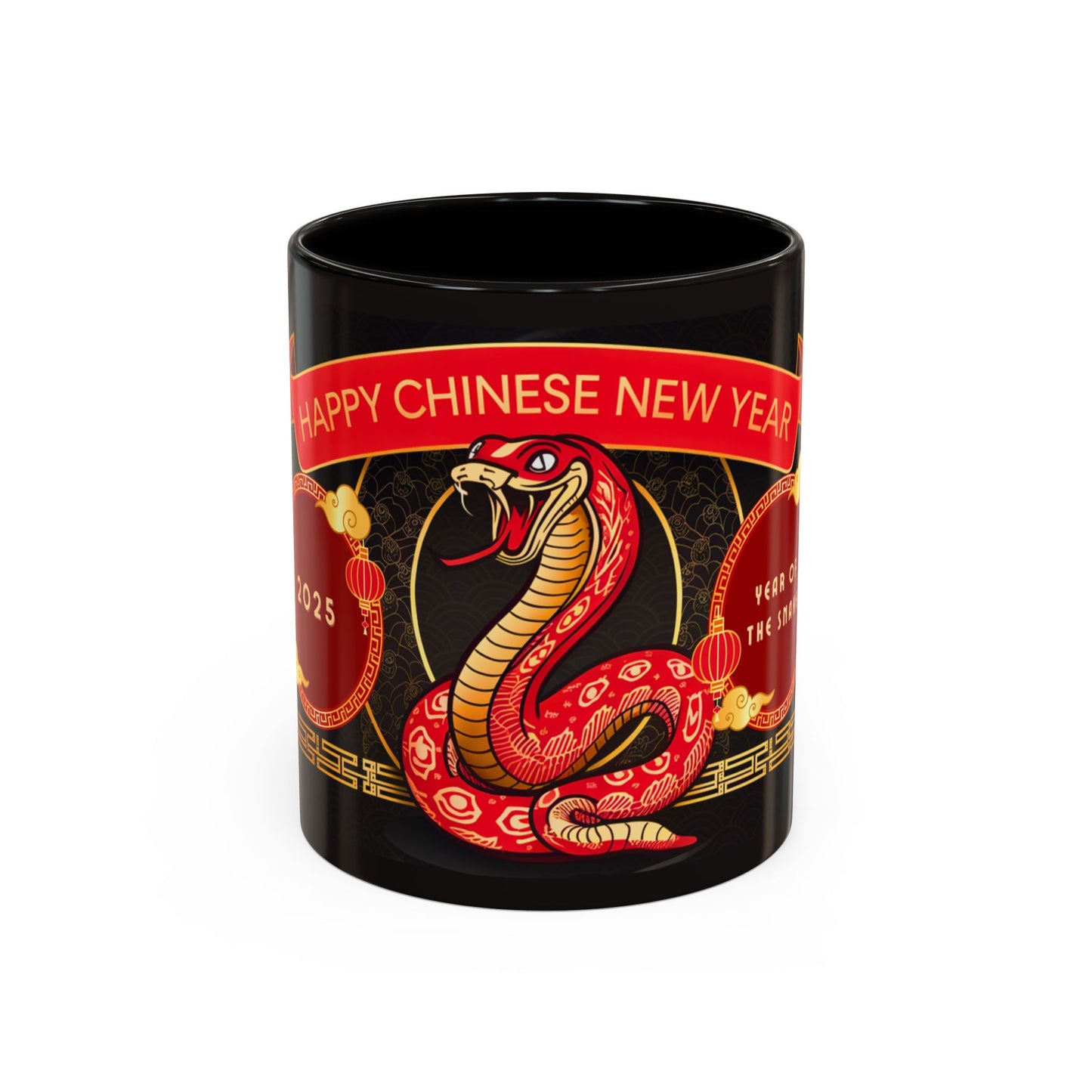 2025 Year of the Snake Chinese New Year Colorful Mug, 11oz (v3)