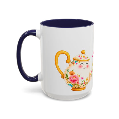 You're My Perfect Blend - Floral Accent Ceramic Mug (11oz, 15oz)