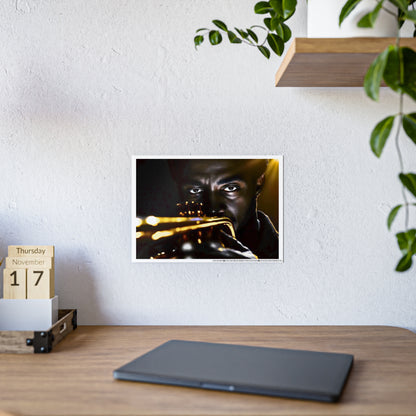 Jazz-Inspired Glossy Poster Art | Electric Tutu