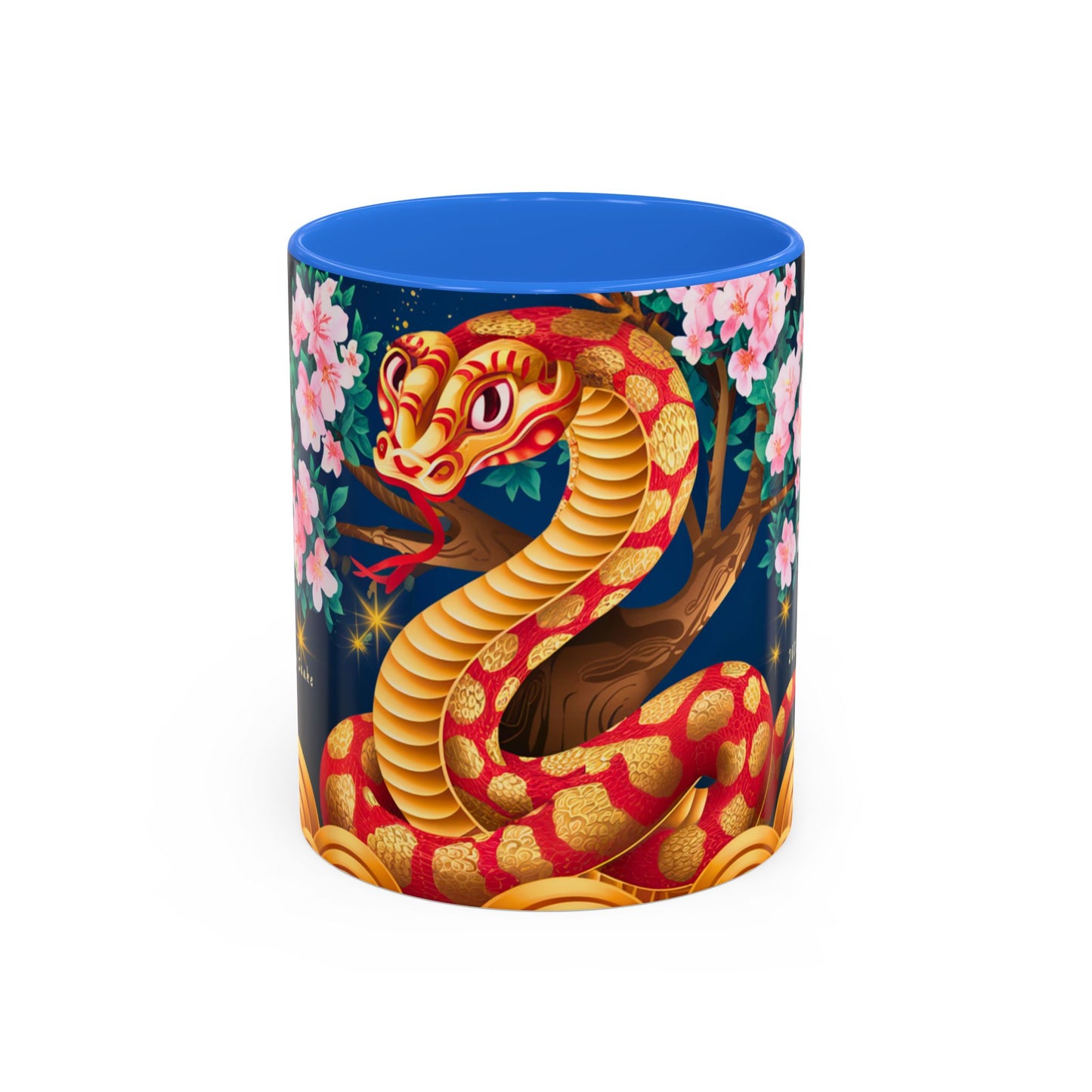 2025 Year of the Snake Chinese New Year Colorful Mug, 11oz (v4)