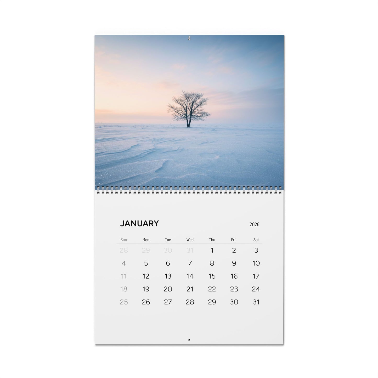 Minimal Landscape 2026 Scenic Photography Calendar