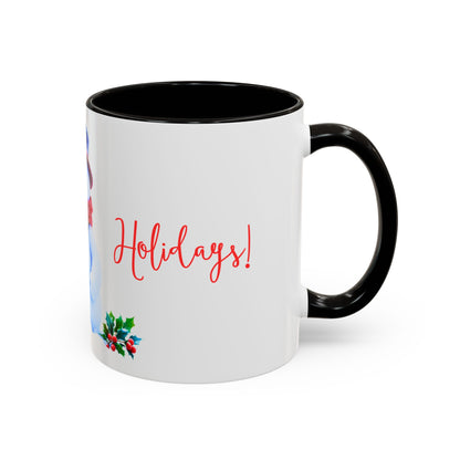 Merry Holidays Snowman Mug (v2)