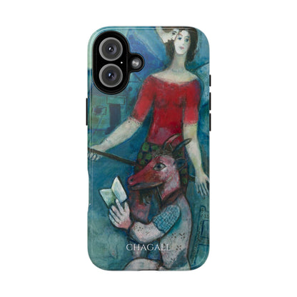 Tough Phone Case for iPhone, Samsung and Google Pixel - Chagall, The Angel and the Reader (1930)