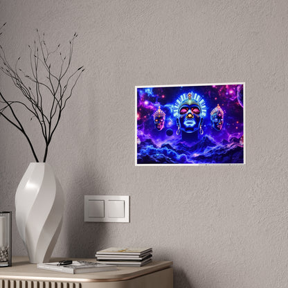 Jazz-Inspired Glossy Poster Art | Voodoo Vibes