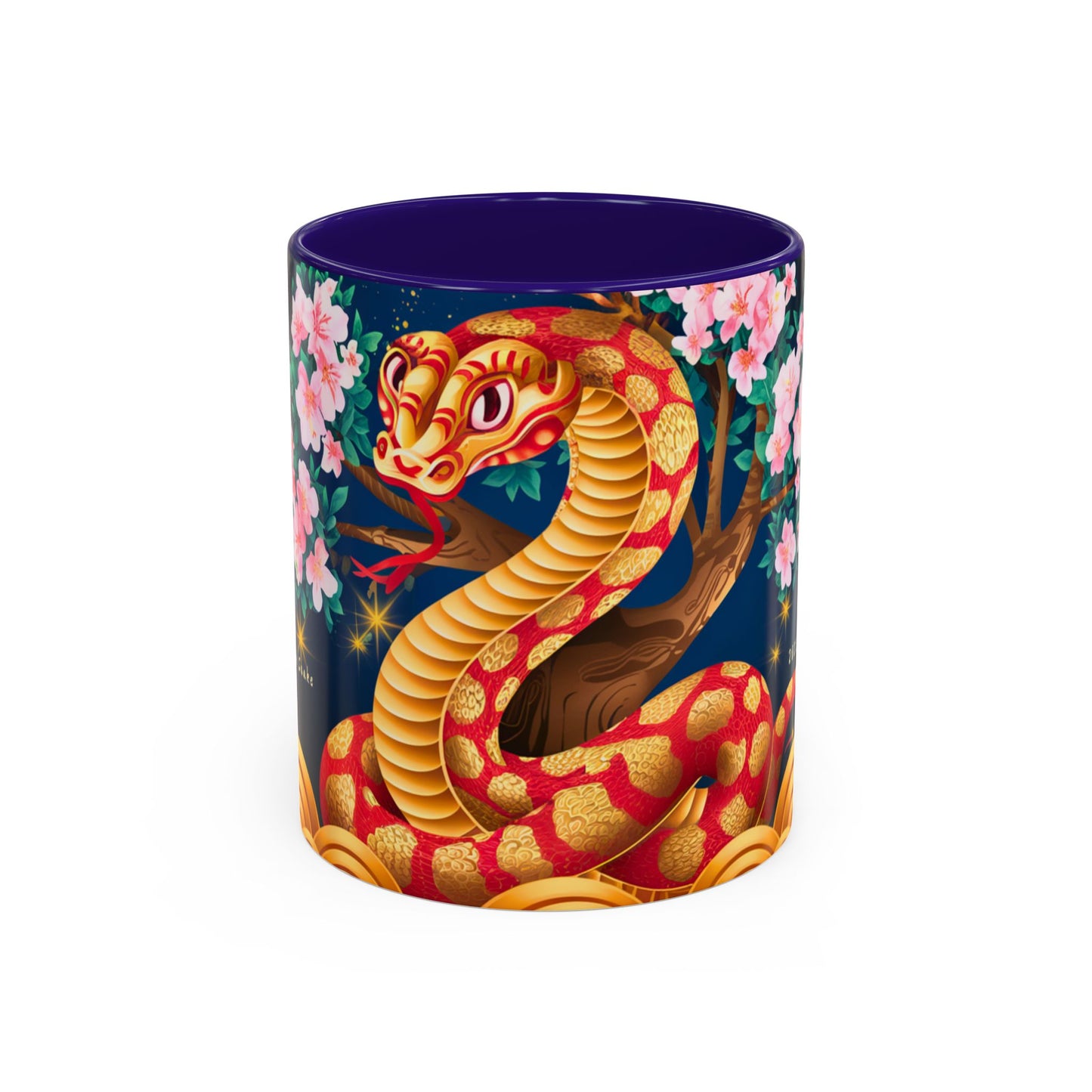 2025 Year of the Snake Chinese New Year Colorful Mug, 11oz (v4)