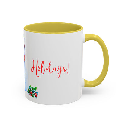 Merry Holidays Snowman Mug (v2)