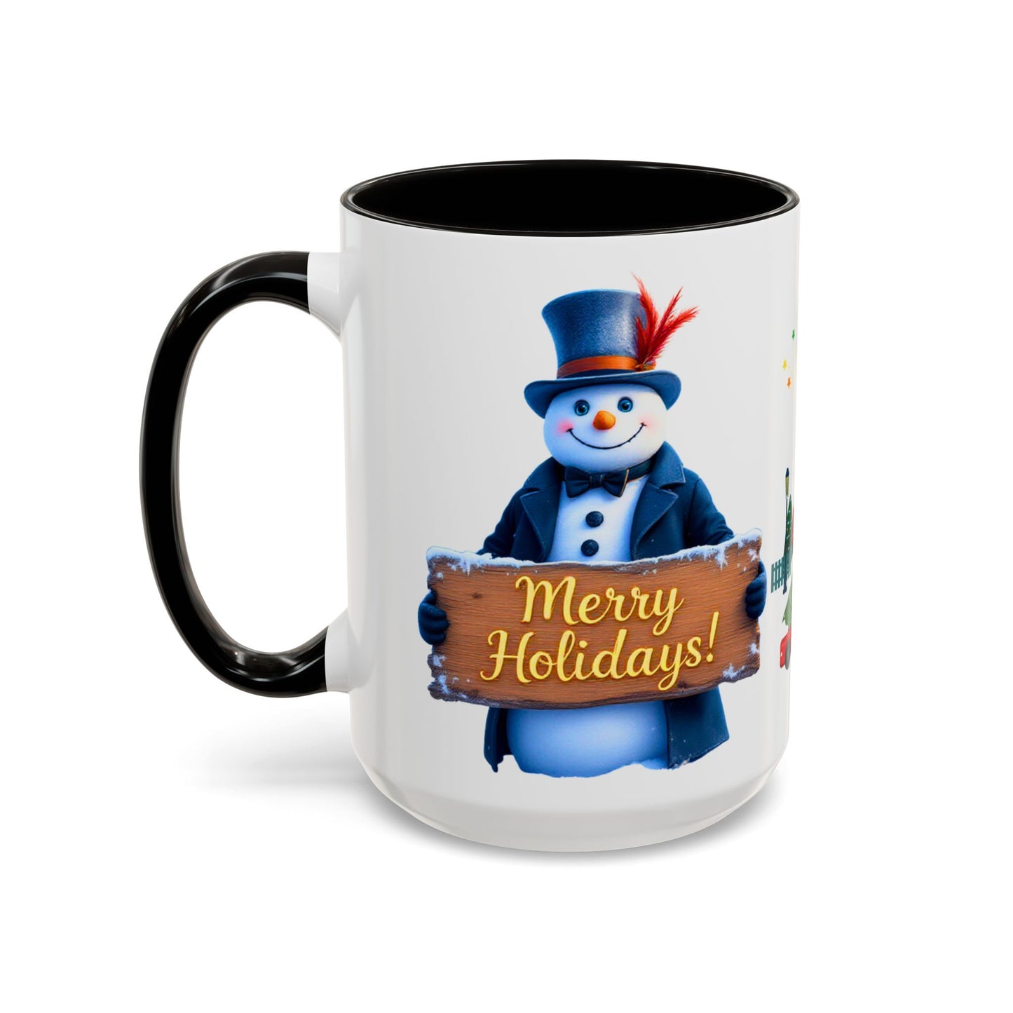 Merry Holidays Snowman Mug (v1)