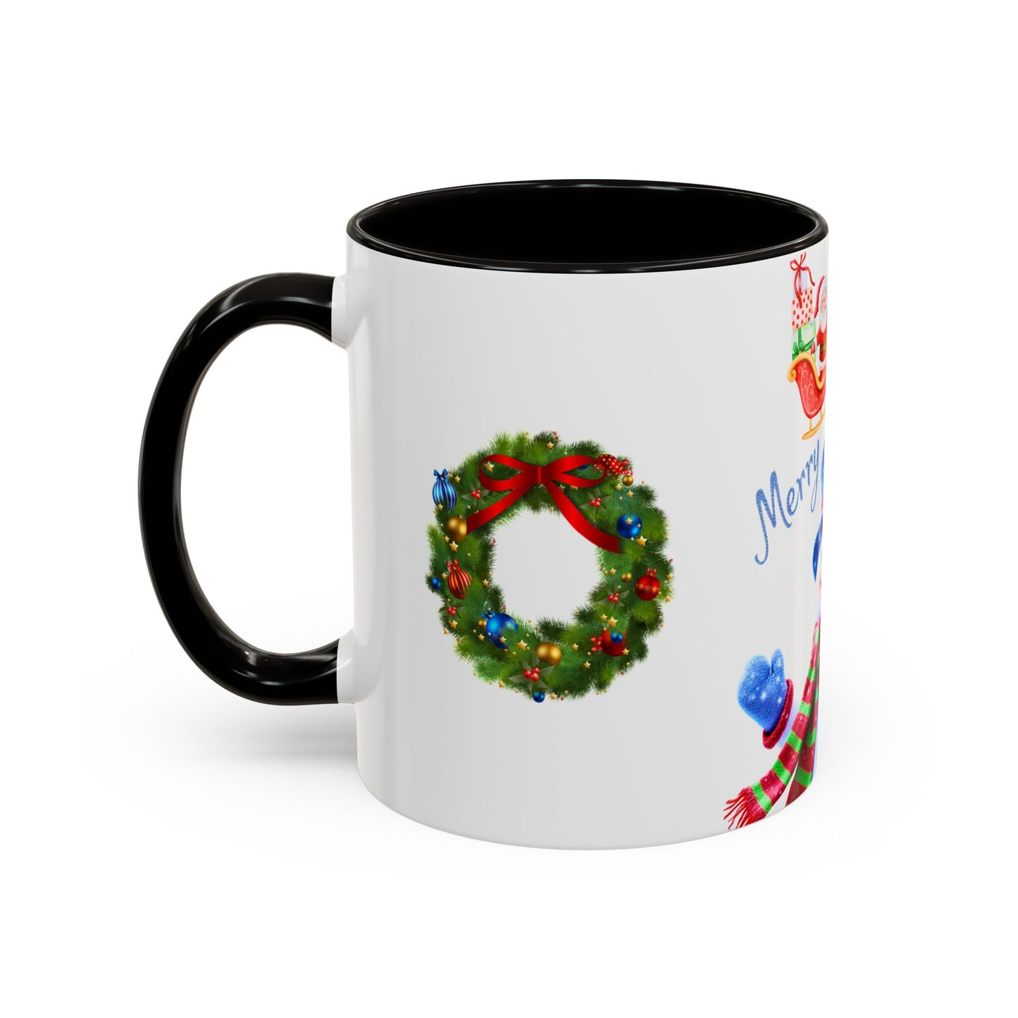 Merry Wishes Snowman Mug