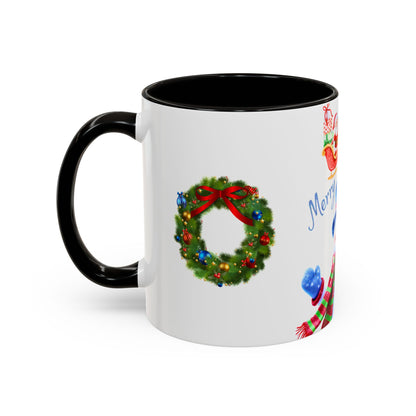 Merry Wishes Snowman Mug