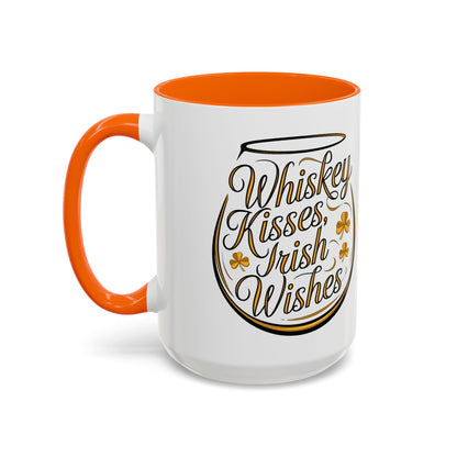 Whiskey Kisses, Irish Wishes – St. Patrick’s Day Mug (11oz, 15oz)