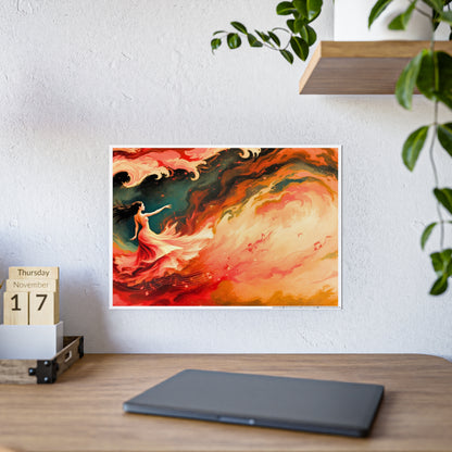 Jazz-Inspired Glossy Poster Art | Flamenco Dream