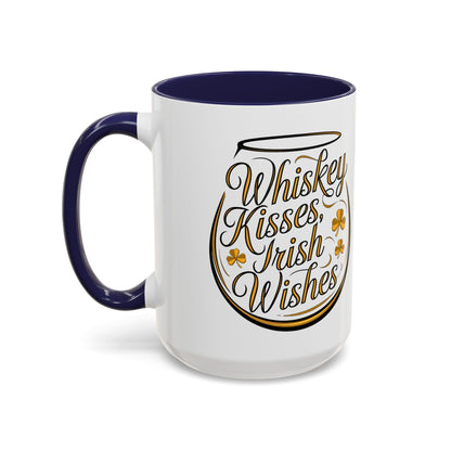 Whiskey Kisses, Irish Wishes – St. Patrick’s Day Mug (11oz, 15oz)