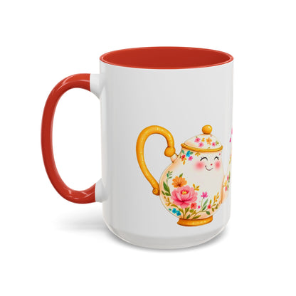 You're My Perfect Blend - Floral Accent Ceramic Mug (11oz, 15oz)