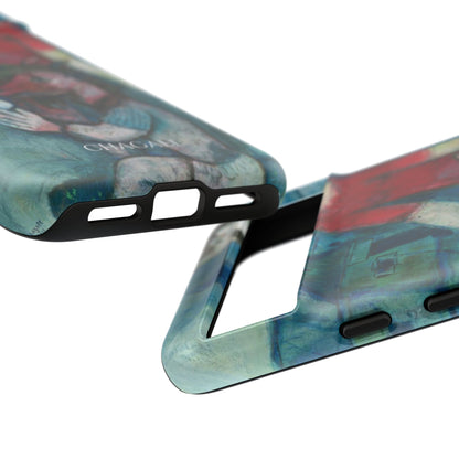 Tough Phone Case for iPhone, Samsung and Google Pixel - Chagall, The Angel and the Reader (1930)