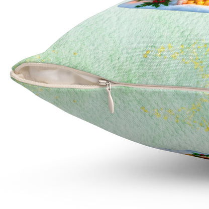Elegant Christmas Tree Pillow – Luxury Sleigh Design