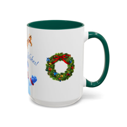 Merry Wishes Snowman Mug