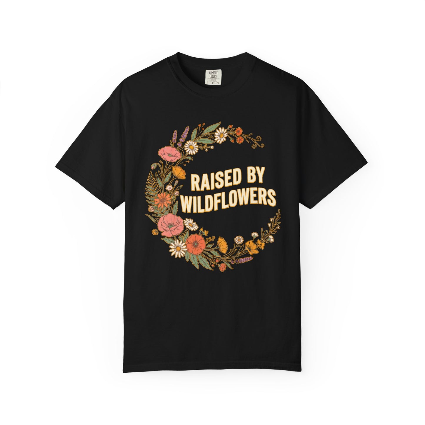 Raised by Wildflowers Botanical Graphic Tee